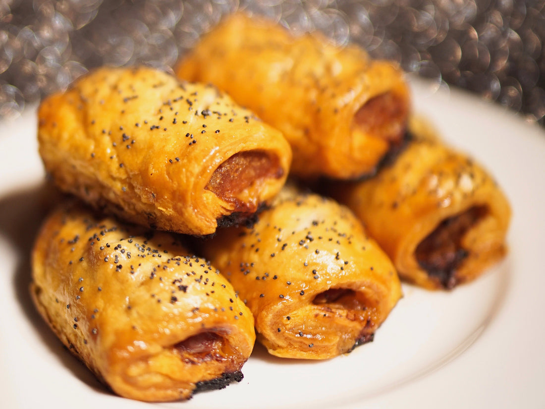 Chorizo & apple sausage rolls