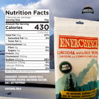Enercheez Cheddar & Hot Pepper spicy crispy cheese snack - 100% Canadian cheese with hot pepper, keto-friendly