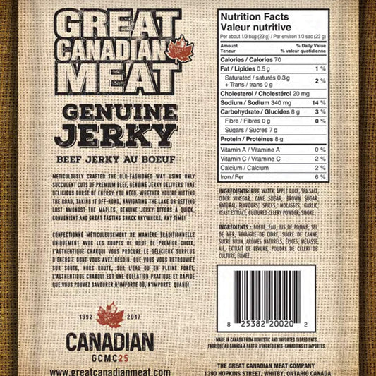 Original Beef Jerky (Great Canadian Meat)