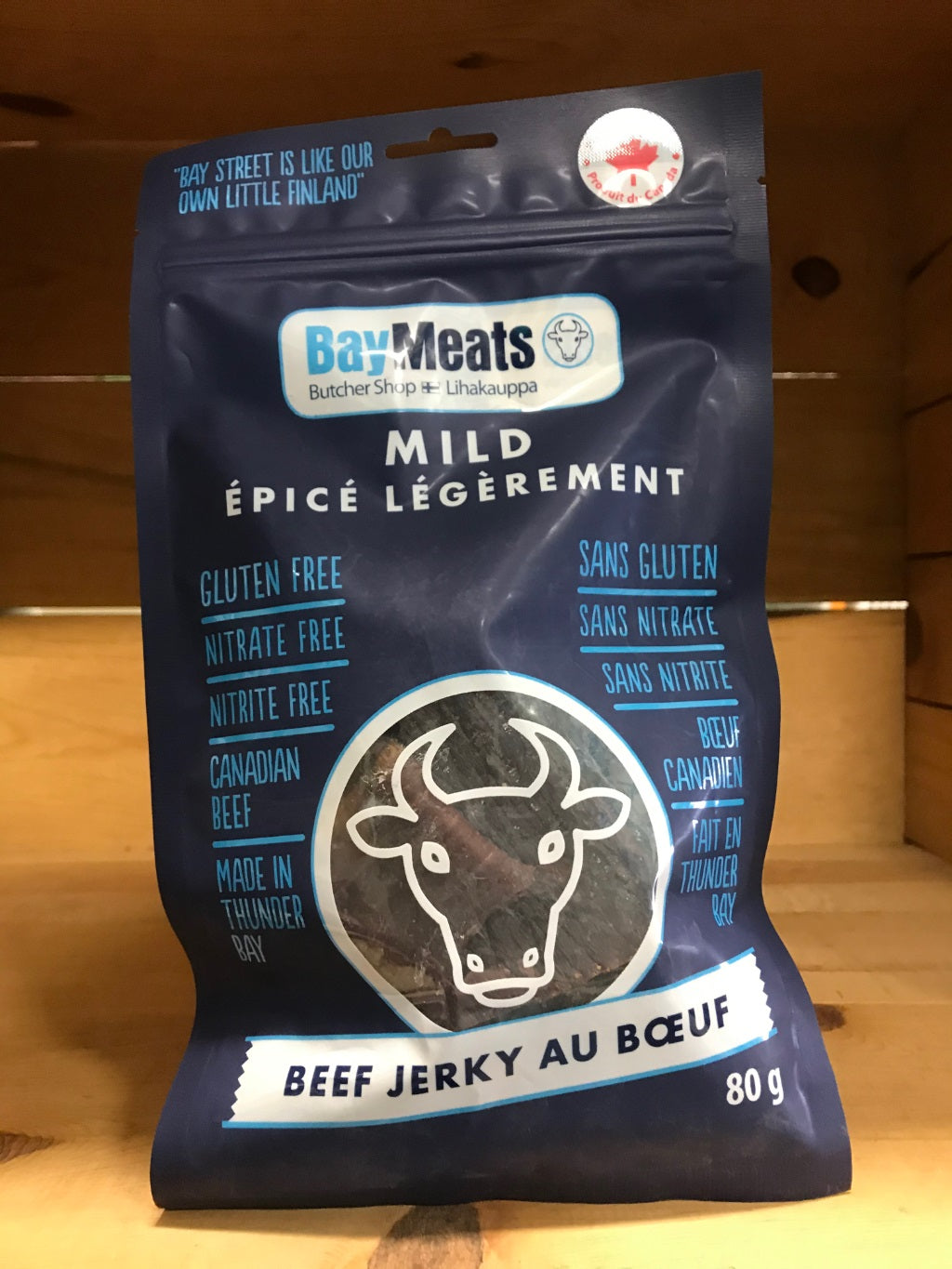 Bay Meats Mild Beef Jerky
