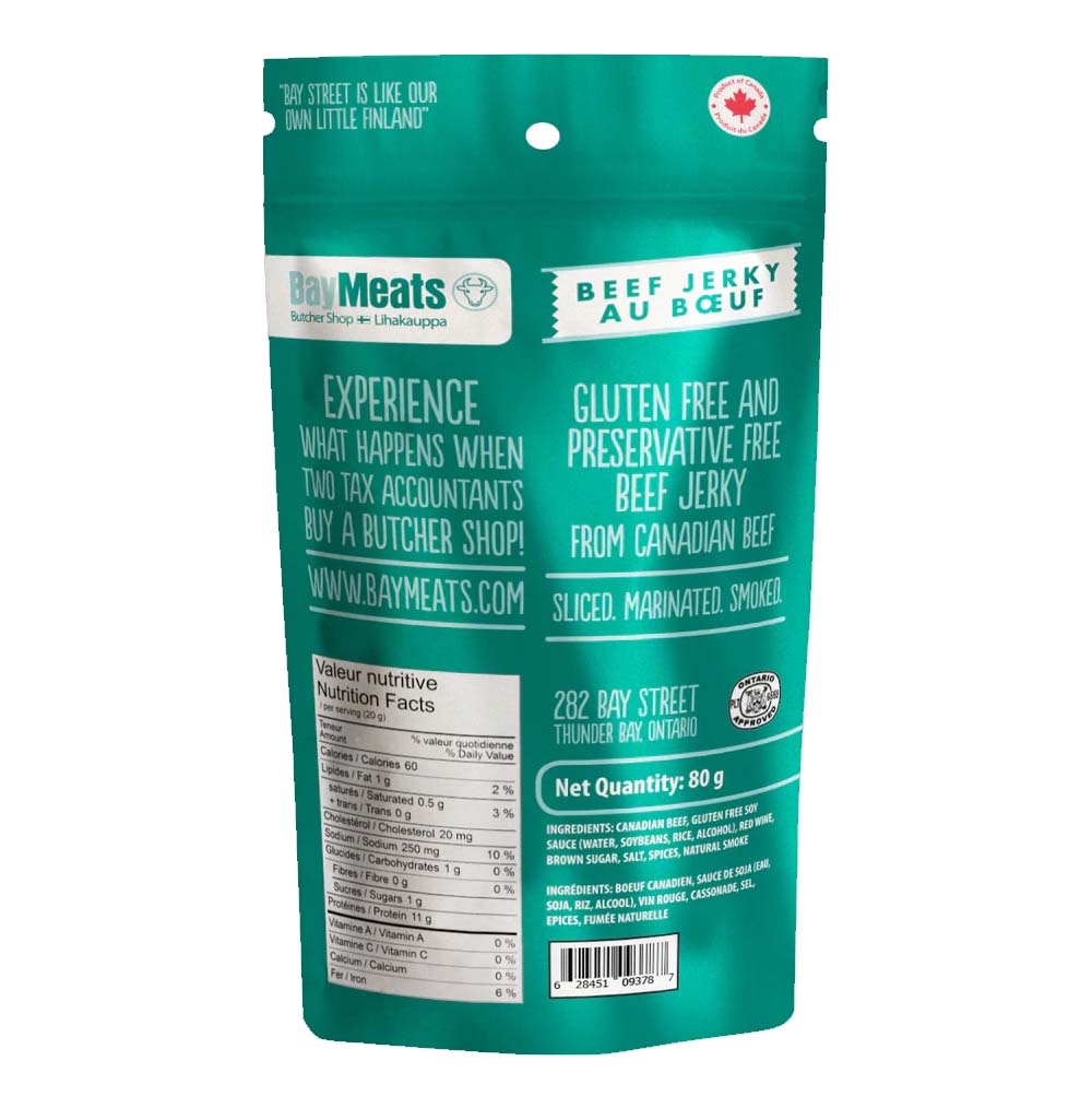 Bay Meats Spicy Caribbean Jerk Beef Jerky