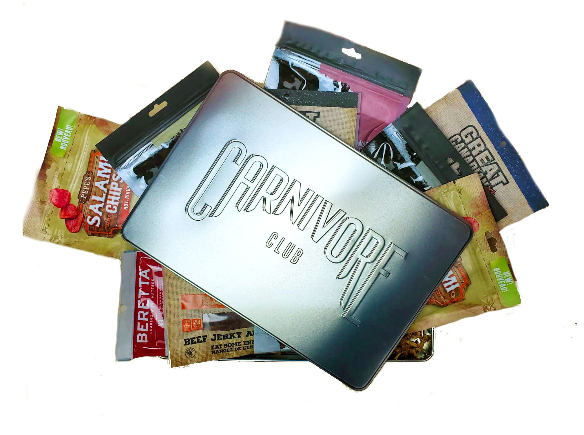 Jerky Gift Tin (10 Packs of Jerky!)
